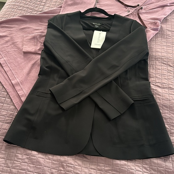 Athleta Black Blazer New Size 10 - Picture 2 of 14